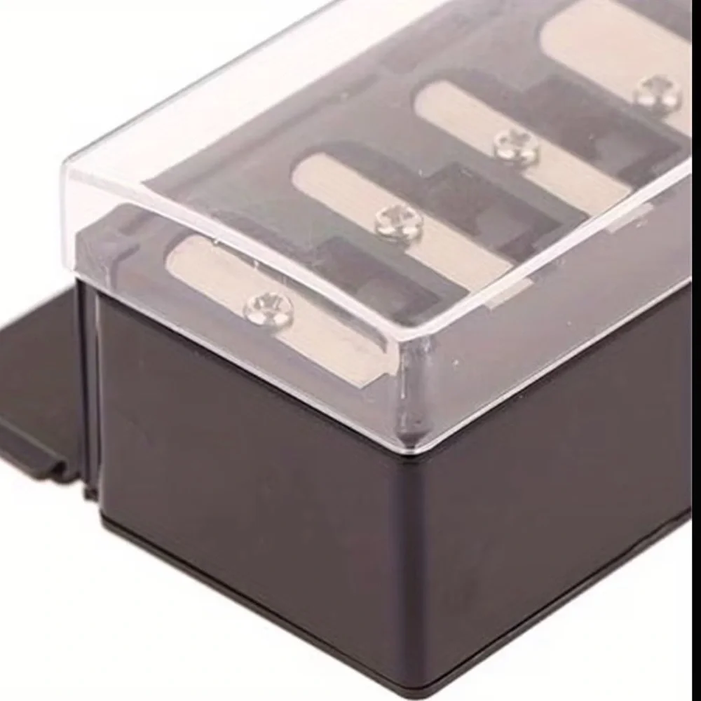 5 Hole Beauty Pencil Sharpener. Multi-Size, Quick-Sharpen, Mess-Free Design
